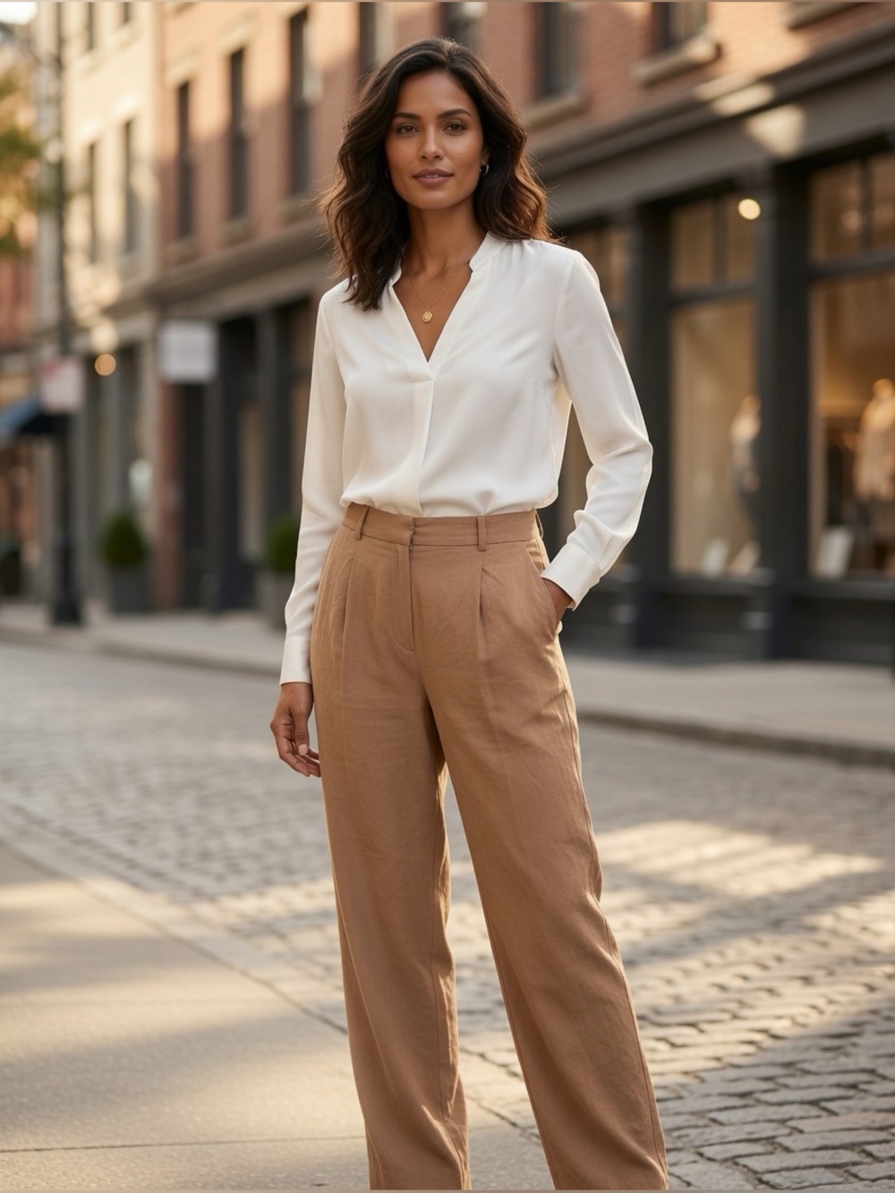 Eileen Fisher Straight-Leg Tencel Lyocell Viscose Crepe Amber Trouser Pants 12